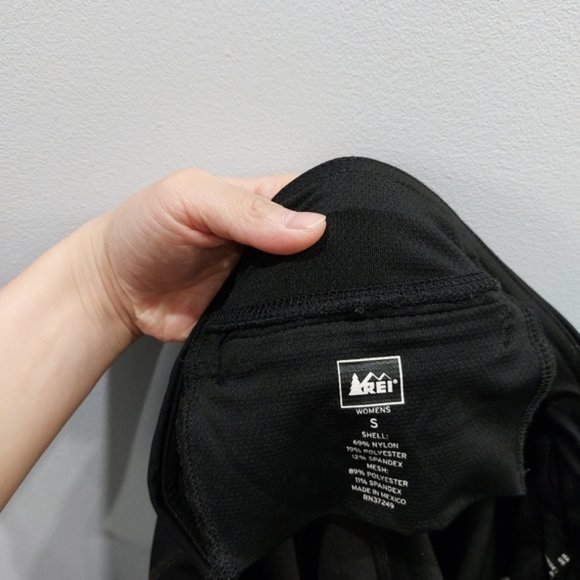 REI Co-op Airflyte Black Running Tights Base Layer Small - Picture 7 of 8